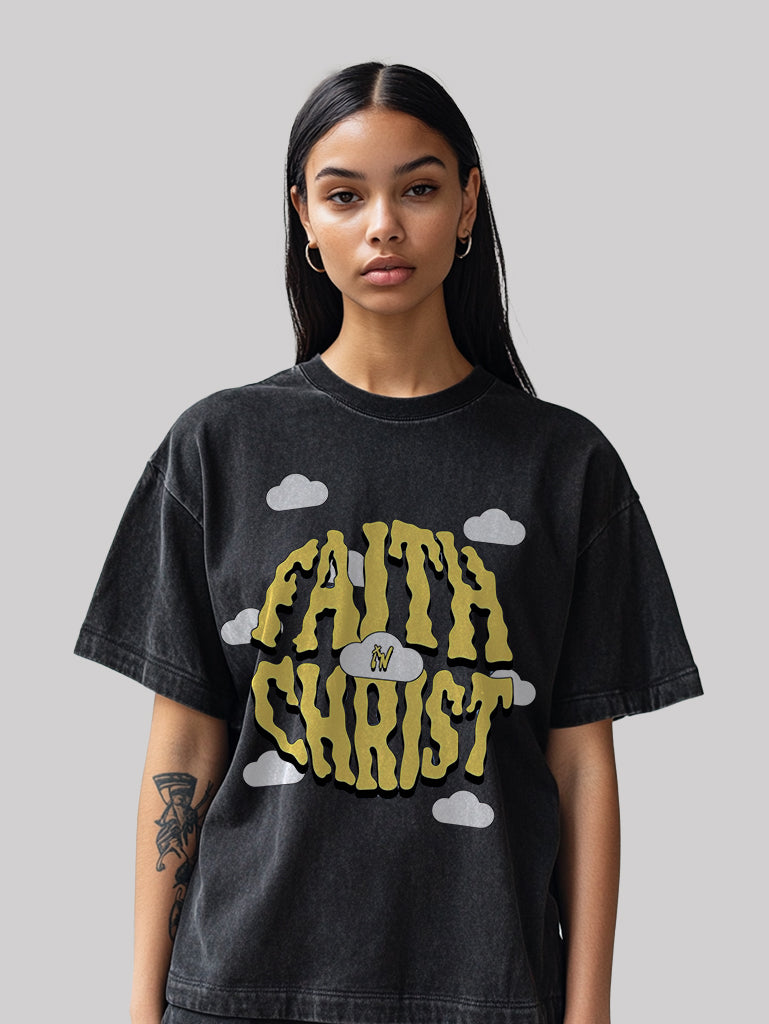 Faith In Christ Vintage T-shirt