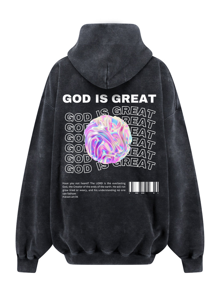 God Is Great Vintage Hoodie