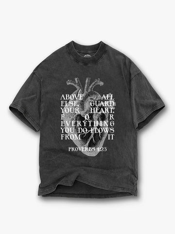 Guard Heart Vintage T-shirt