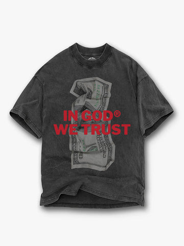 God We Trust Vintage T-shirt