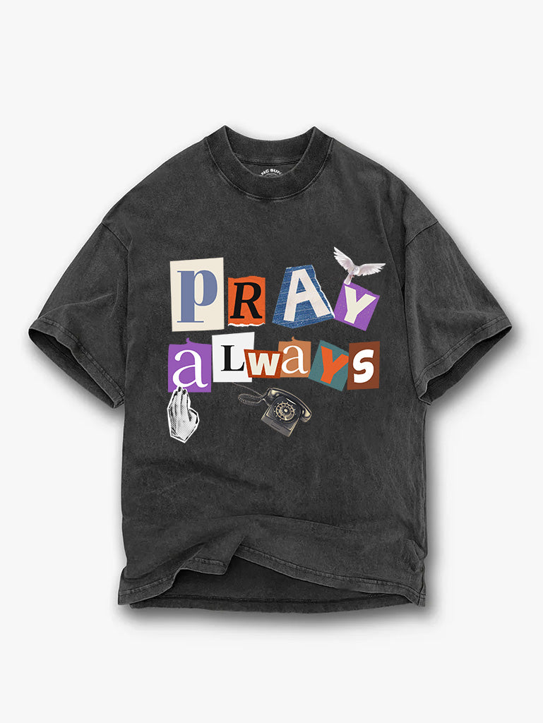 Pray Always Vintage T-shirt