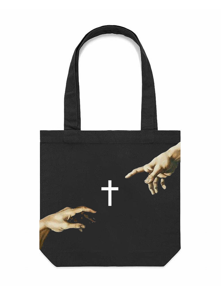 Sign Of The Cross Tote Bag