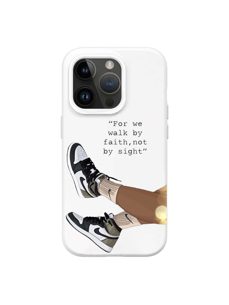 Walk By Faith Iphone Case