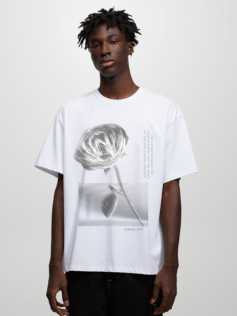 Isaiah 40 8 T shirt BLANC SUNDAY